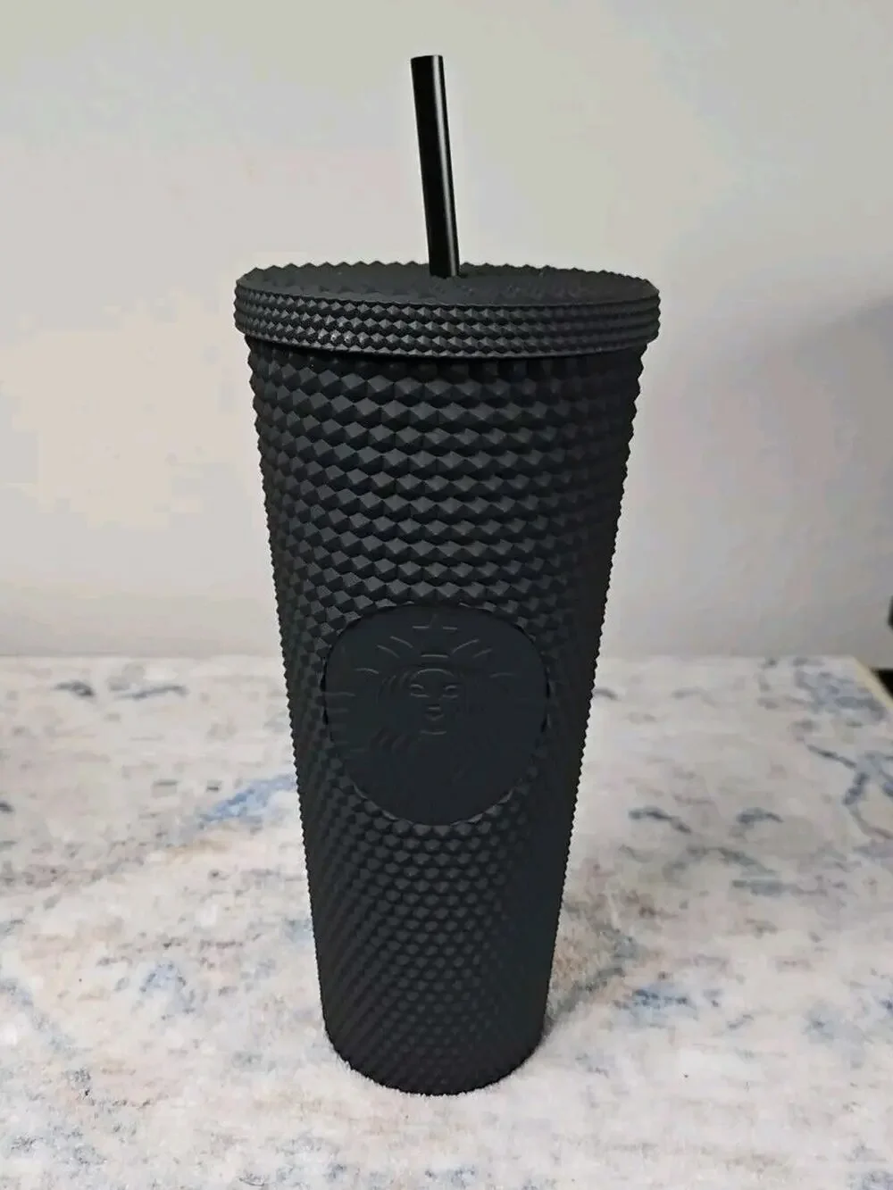 Disney Starbucks 50th Anniversary Black Geometric Studded Cup Tumbler